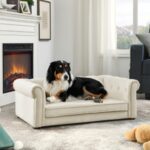 Stylish and Durable Rectangle Pet Bed for Medium and Large Dogs_0