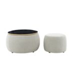 Multi Functional Round Storage Ottoman_0