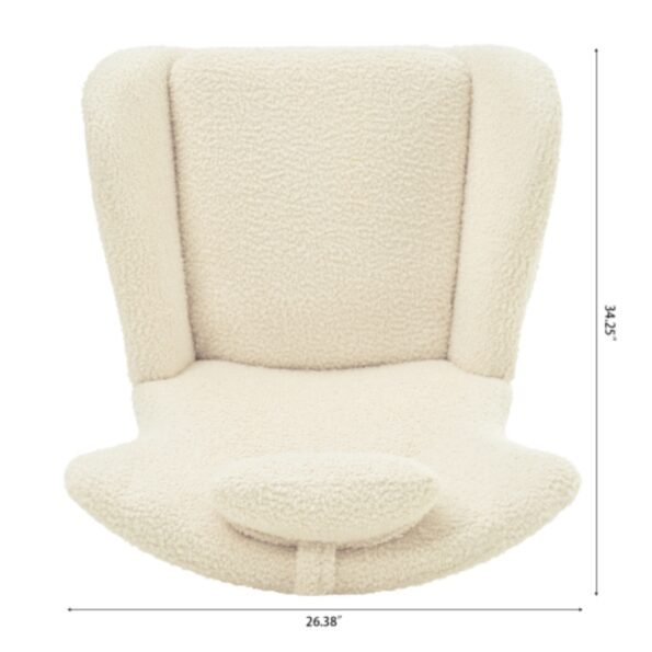 Teddy Upholstered Rocker Glider Chair for Comfortable Nursery Time_8
