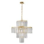 19.7 Inch Modern Crystal Chandelier – Pendant Light Fixture_0