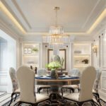 19.7 Inch Modern Crystal Chandelier – Pendant Light Fixture_0