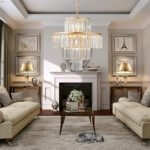 19.7 Inch Modern Crystal Chandelier – Pendant Light Fixture_0