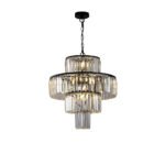 Modern Luxury Crystal Chandelier – Black_0