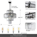 Modern Luxury Crystal Chandelier – Black_0