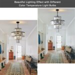 Modern Luxury Crystal Chandelier – Black_0