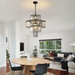 Modern Luxury Crystal Chandelier – Black_0